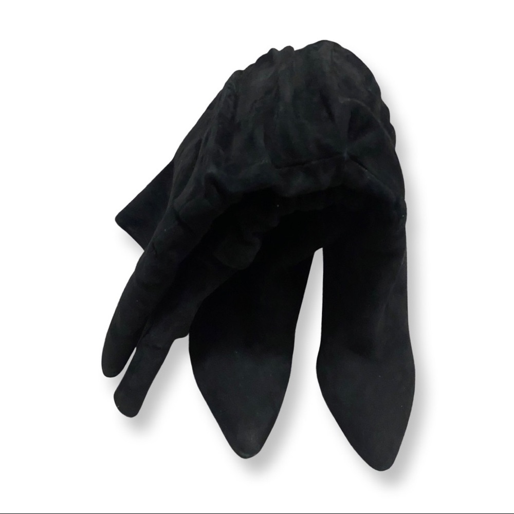 Steve Madden Womens Carrie Slouchy Boots Black Suede 7M.